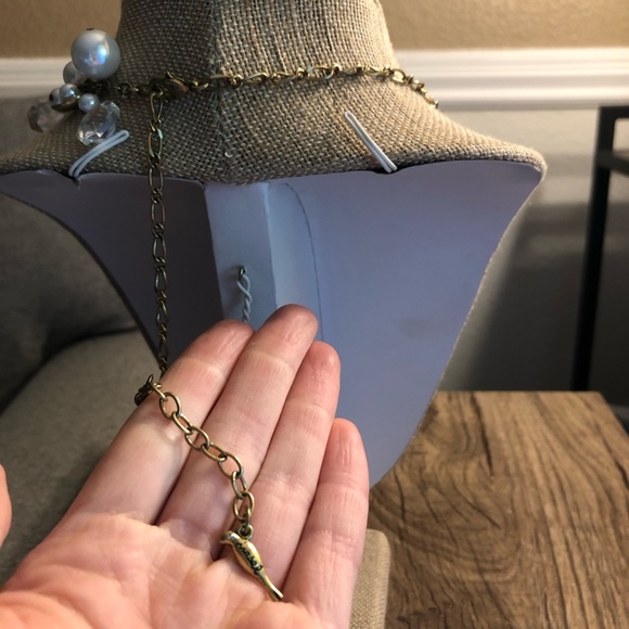 Chloe + Isabel Pearl and Crystal Long Necklace - Picture 3 of 3